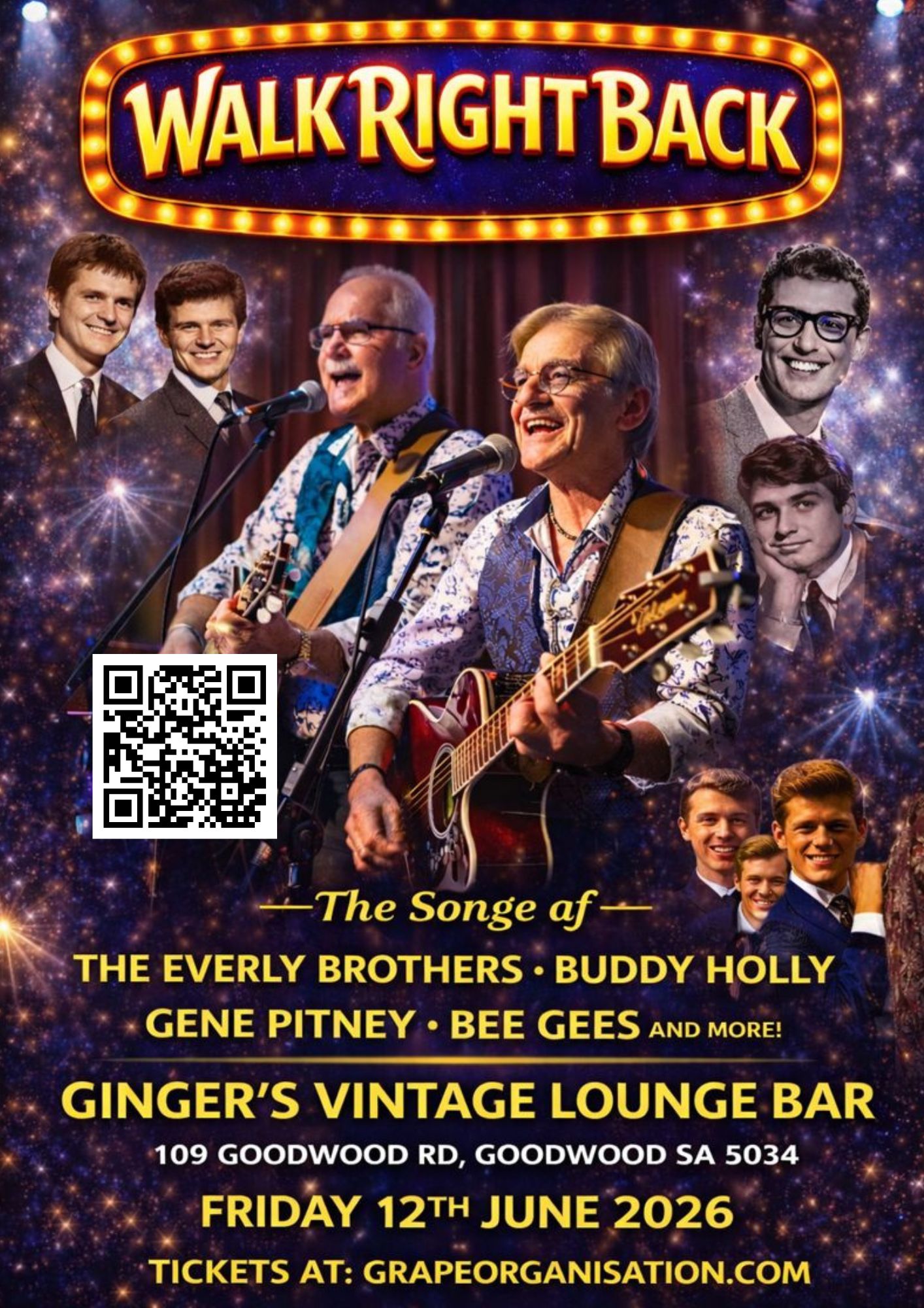 Walk Right Back - Songs of Everly Bros, Buddy Holly and more | The ...